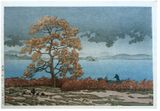 Lakeside Shower at Matsue by Kawase Hasui 6mm Seal