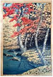 Late Autumn at Oirase by Kawase Hasui Gift Seal