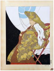 Le Dieu Vivant by Paul Jacoulet