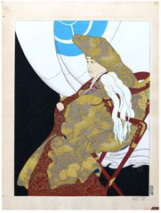 Le Dieu Vivant by Paul Jacoulet