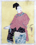 Le Tabouret de Porcelaine by Paul Jacoulet