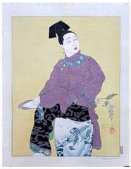 Le Tabouret de Porcelaine by Paul Jacoulet