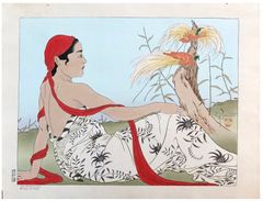 Les Paradisiers Menado Celebes by Paul Jacoulet