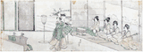 Live Entertainment at Nobleman's Mansion by Hokusai