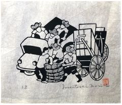 Loading a Truck by Yoshitoshi Mori