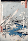100 Views of Edo # 106 by Ando Hiroshige