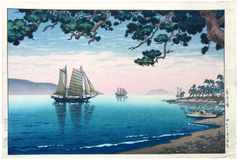 Maiko Beach by Tsuchiya Koitsu