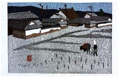Man and Ox by Kiyoshi Saito