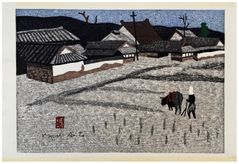 Man and Ox by Kiyoshi Saito