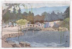 Maruyama Park in Kyoto by Hiroshi Yoshida