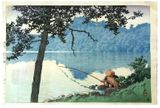 Matsubara Lake by Kawase Hasui 6mm Seal