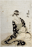 Matsukaze of the Matsubaya by Kitagawa Utamaro 