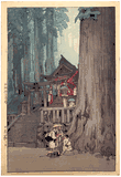 Misty Day in Nikko by Hiroshi Yoshida
