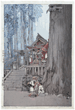 Misty Day in Nikko by Hiroshi Yoshida