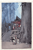 Misty Day in Nikko by Hiroshi Yoshida