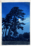 Moon At Magome by Kawase Hasui