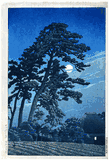 Moon at Magome by Kawase Hasui 1st Ed.