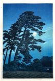Moon at Magome by Kawase Hasui 6 mm Seal