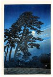 Moon at Magome by Kawase Hasui 6 mm Seal