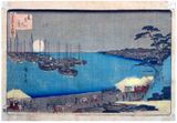 Moon at Takanawa by Ando Hiroshige 