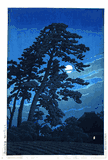 Moon at Magome by Kawase Hasui 1st Ed.