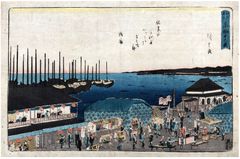 Moon Viewing at Takanawa by Ando Hiroshige