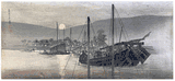 Moonlight on a Harbor by Hiroaki Takahashi Pre Earthquake