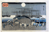 Moonlit Evening at Takanawa by Ando Hiroshige