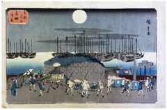 Moonlit Evening at Takanawa by Ando Hiroshige