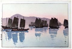 Morning at Abuto by Hiroshi Yoshida