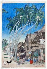 Moro Village Zamboanga by Elizabeth Keith