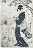 Mother and Her Baby by Utamaro