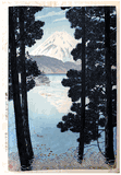 Mount Fuji from Lake Ashinoko by Shiro Kasamatsu