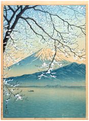 Mt Fuji from Kishio by Kawase Hasui Gift Seal