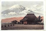 Mt Fuji Seen from Narusawa by Kawase Hasui "C" Seal