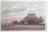 Mt. Fuji Seen from Narusawa by Kawase Hasui "D" Seal