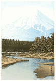 Mt. Fuji Seen from Oshino by Kawase Hasui 1st Ed.