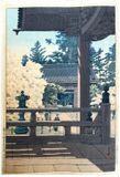 Myohonji Temple by Kawase Hasui C Sausage seal