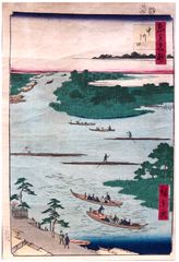 100 Views of Edo # 70 by Ando Hiroshige