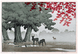 Nara Park by Kawase Hasui