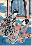 New Year Celebration by Utagawa Kunisada I