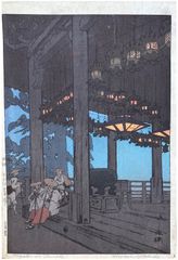 Nigatsudo Temple by Hiroshi Yoshida