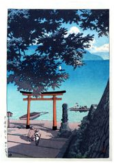 Nikko Chuzenji Lake by Kawase Hasui 6mm Seal