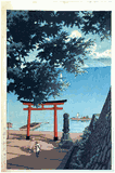 Nikko Chuzenji Lake by Kawase Hasui "C" Seal