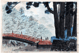 Nikko Sacred Bridge by Shiro Kasamatsu