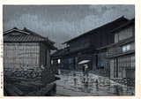 Nissaka on the Tokaido Road by Kawase Hasui