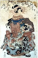 Oyodo of the Tsuruya by Keisai Eisen