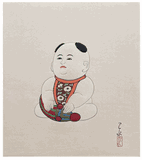 Palace Doll by Kawase Hasui