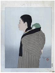 Les Deux Freres by Paul Jacoulet 