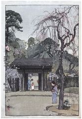 Plum Gateway by Hiroshi Yoshida
